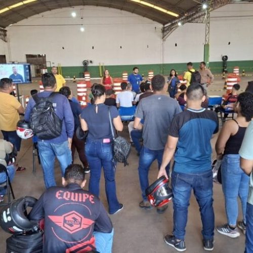 Candidatos à primeira habilitação são inseridos nas ações da Semana Nacional de Prevenção a Acidentes com Motociclistas