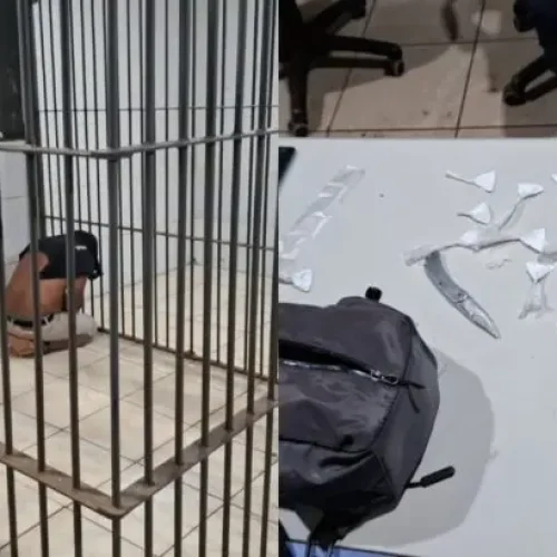 Apenado monitorado é preso com porções de cocaína em suposta mercearia de fachada no Orgulho do Madeira