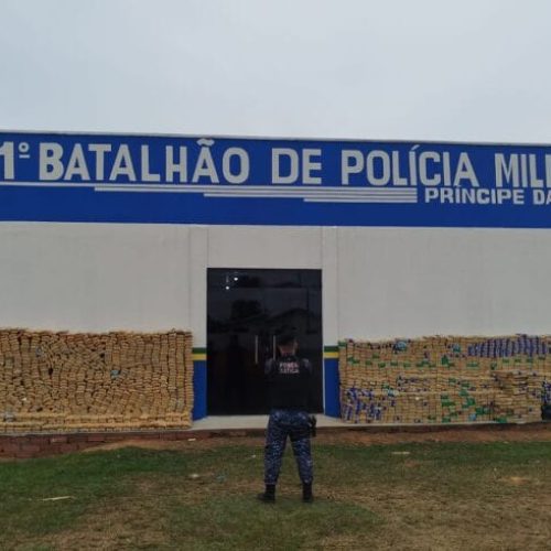 Operação integrada em Costa Marques resulta na maior apreensão de entorpecentes da história