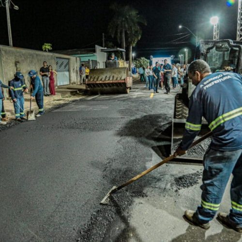 Governo de RO impulsiona ampliação das obras de asfalto desenvolvidas no município de Ji-Paraná