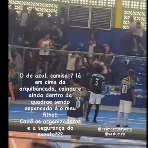 Briga nos Jogos Escolares gera tumulto e mobiliza polícia em Porto Velho