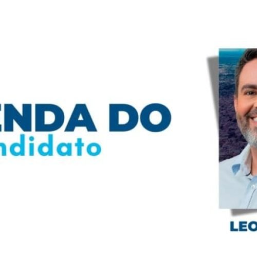Agenda do candidato: Leo Moraes para Segunda-feira dia 02-09