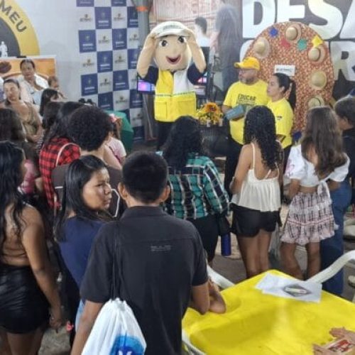Campanha “Respeite o Meu Espaço” leva educação de trânsito ao Arraial Flor do Maracujá