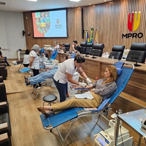 Coleta externa registra 35 bolsas de sangue e reforça crescimento das doações em Rondônia