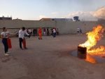 Servidores do Hospital de Retaguarda de Rondônia participam de treinamento de Brigada de Incêndio