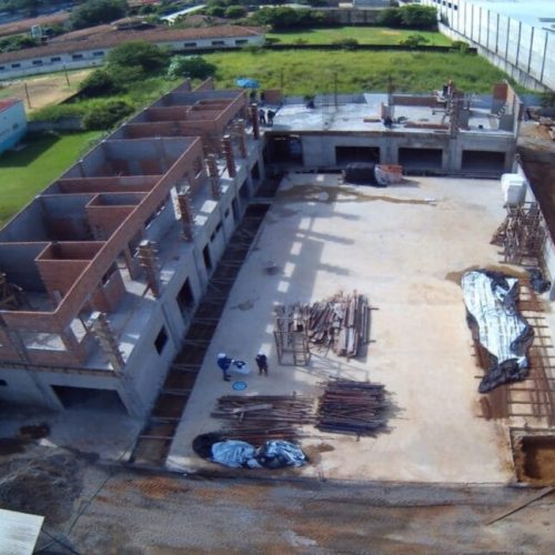 Obras do novo quartel do Corpo de Bombeiros em Machadinho d’Oeste avançam para fortalecer segurança na região
