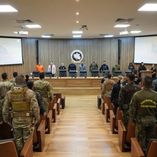 Aula inaugural do Curso de Unidades Especializadas de Fronteira é realizada em Porto Velho