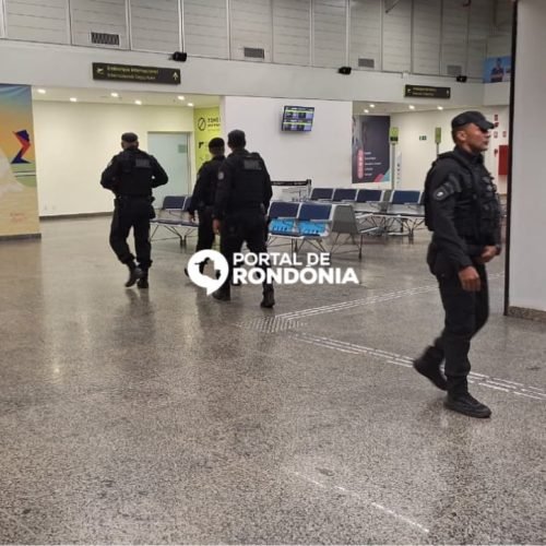 Esquadrão antibomba do BOPE é acionado após bolsa ser jogada no Aeroporto em Porto Velho
