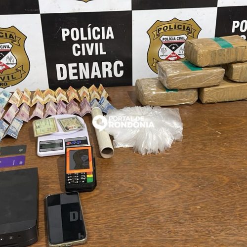 Ex-policial penal é preso com drogas na zona sul