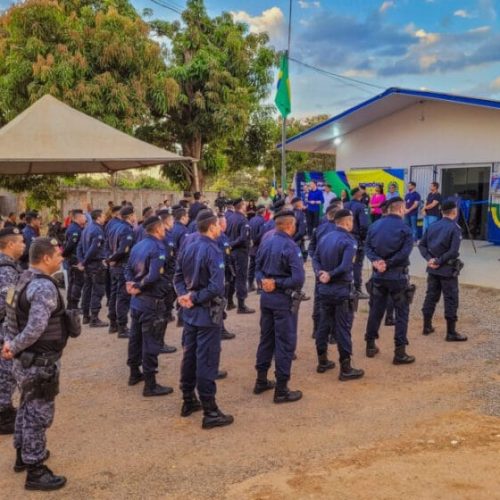 Obras no Quartel da PM e na Delegacia da PC em Mirante da Serra são entregues pelo governo de RO