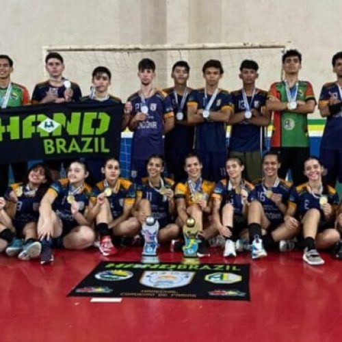 Equipes de handebol juvenil de Pimenta Bueno conquistam títulos e vaga para Copa Norte em 2025