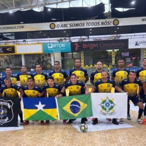 Delegação da Polícia Militar de Rondônia conquista a medalha de ouro no futsal na Europa