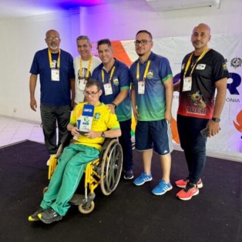 Atleta é homenageado no encerramento da fase estadual paralímpica do Joer 2025
