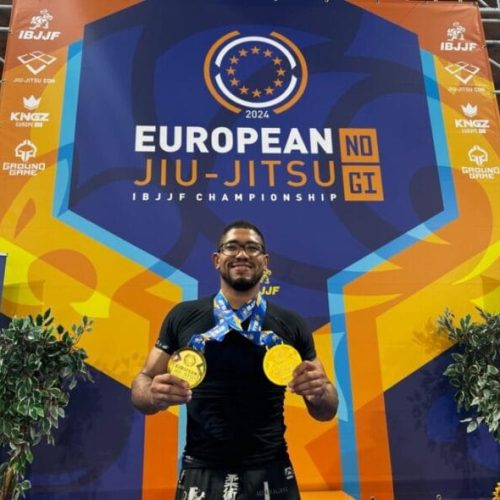 Rondônia se destaca em Roma com ouro duplo de Jiu-Jitsu No-GI em camponato Europeu