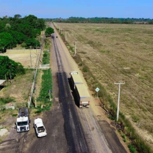 Rodovia-005 recebe do governo de RO recuperação asfáltica em mais de 19 quilômetros de pavimentação