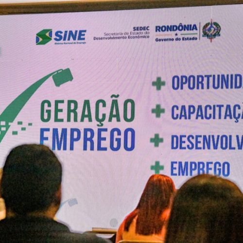 Mais de 2,3 mil vagas de emprego e cursos gratuitos estão abertos à população por meio da plataforma do governo de RO