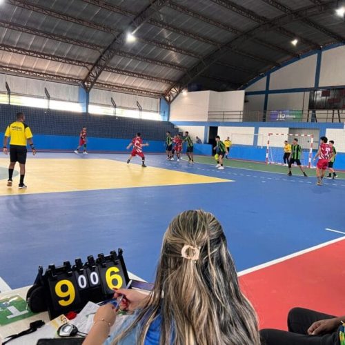 Decisão do handebol movimenta torcedores na final dos Jogos Intermunicipais de Rondônia