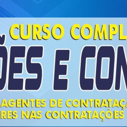 Capacitação: Curso completo de licitações e contratos nos dias 29 e 30 de janeiro em Porto Velho