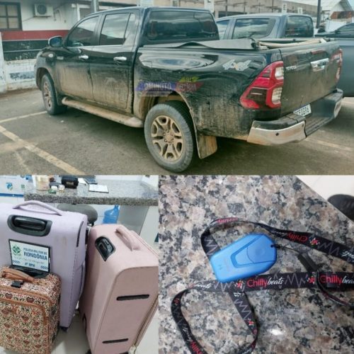 Polícia Militar prende criminoso que tentava atravessar caminhonete furtada para Bolívia