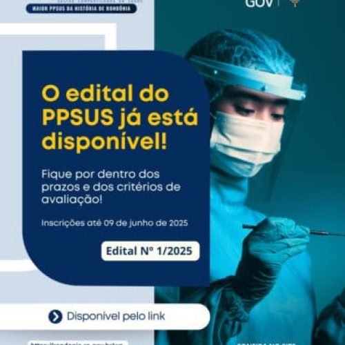 Com investimentos de R$ 4 milhões para pesquisas em saúde, edital PPSUS Rondônia está com inscrições abertas até 9 de junho