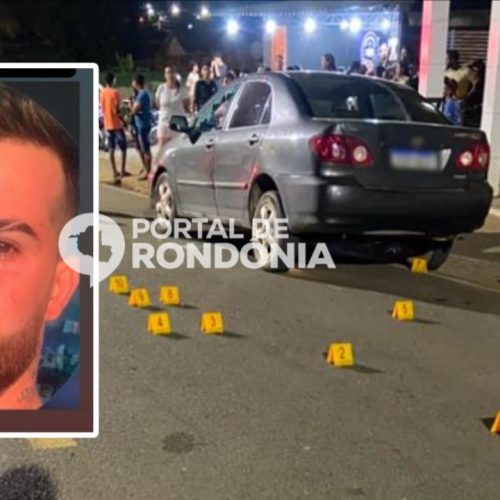 Homem é morto com mais de 15 tiros dentro de carro em Ouro Preto do Oeste