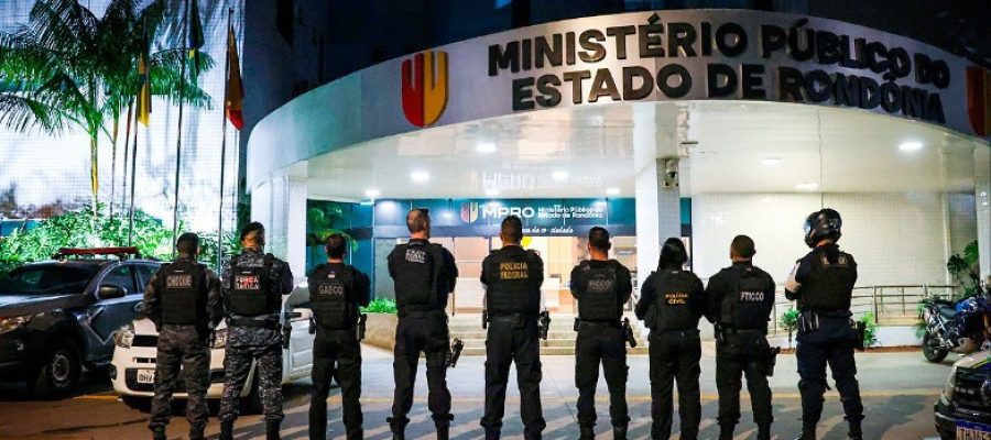 MPRO e forças de segurança deflagram operação “Tribunal Vermelho” em Porto Velho