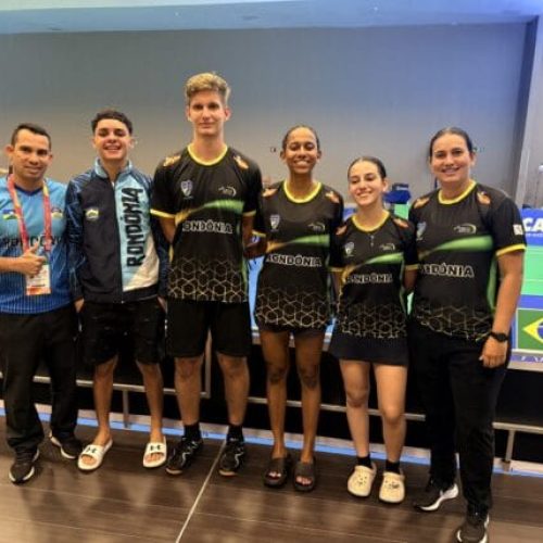 Rondônia conquista medalha de ouro e bronze no badminton nos Jogos da Juventude 2025