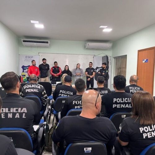 Curso de “Sobrevivência Urbana” desenvolve preparação mental dos servidores penais, em Porto Velho
