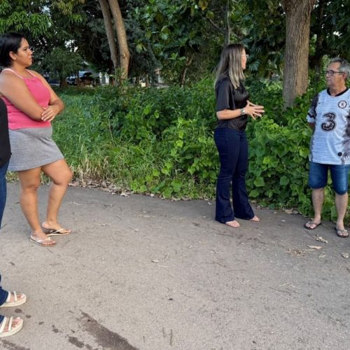 Pedido atendido: córrego da Rua Gruta Azul recebe limpeza após solicitação da vereadora Sofia Andrade