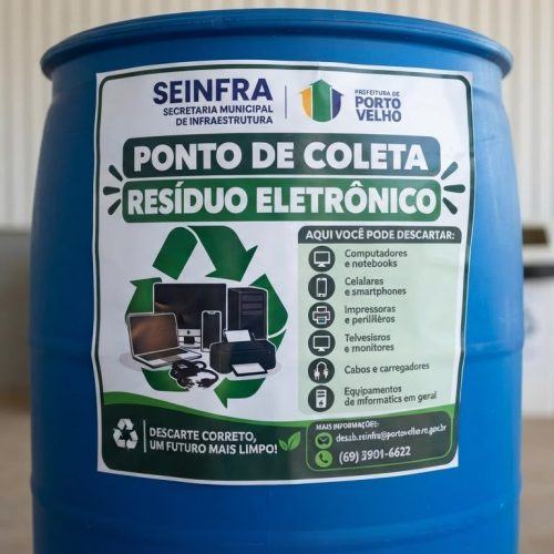 Prefeitura disponibiliza ponto para descarte de resíduos eletrônicos