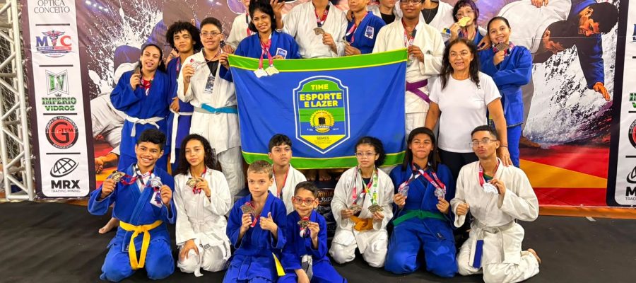 Atletas do Construindo Campeões brilham em competição estadual de judô e levam Porto Velho ao pódio