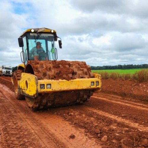Linha 101, que dá acesso a União Bandeirantes, recebe infraestrutura do governo de RO