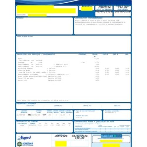 Faturas de água ficam mais modernas com implantação da Nota Fiscal Eletrônica