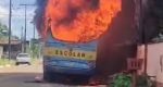 Ônibus escolar é destruído por incêndio após falha mecânica em Rondônia