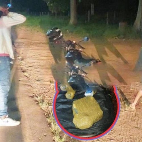 PM prende dois homens com meio quilo de pasta base de cocaína