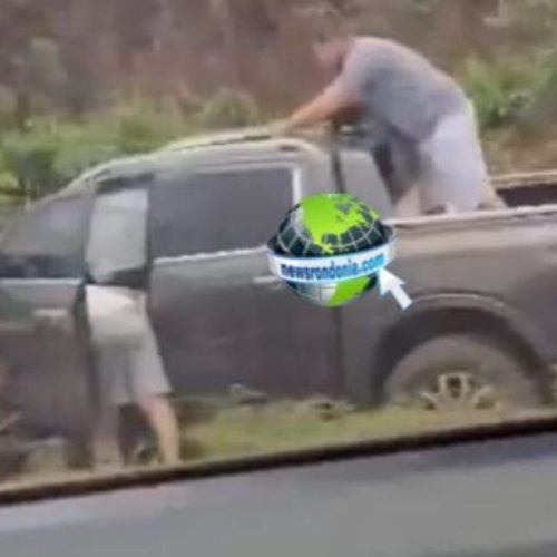 Acidente com capotamento deixa idosa morta na BR-364
