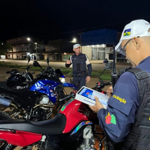 Operações de fiscalização reforçam segurança no trânsito em Rondônia durante o final de semana