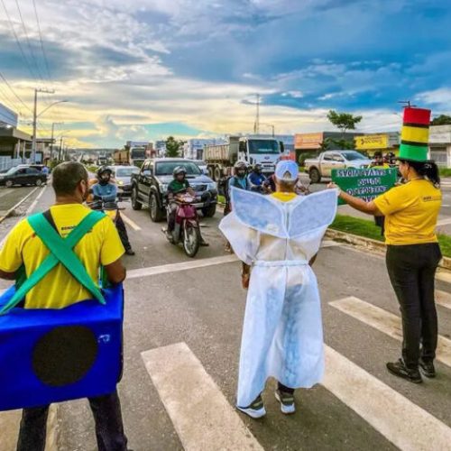 Oficina de Iniciação Dramática fortalece ações do Maio Amarelo em municípios de Rondônia