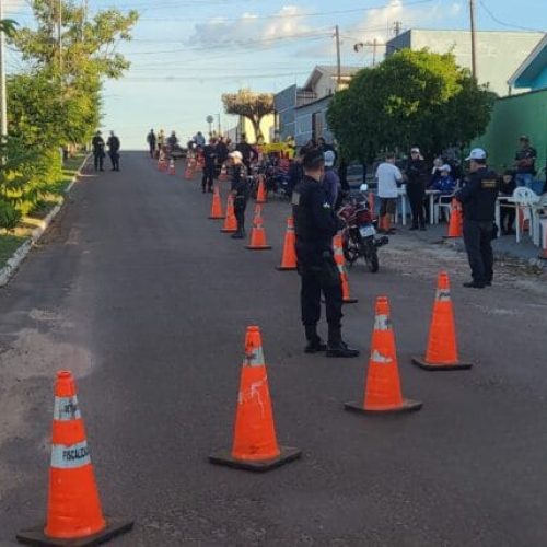 Alta de condutores inabilitados acende alerta durante operação “Duas Rodas, uma Vida” em Cacoal