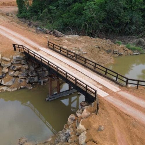 Obras de pontes na RO-460 ampliam segurança e melhoram trafegabilidade entre Buritis e Rio Pardo