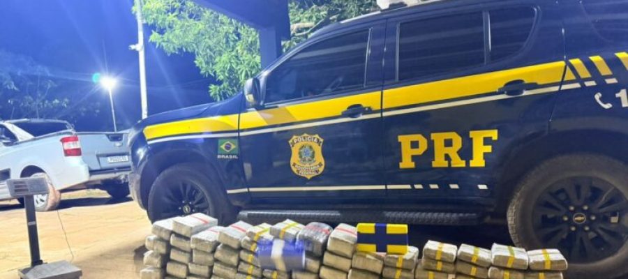 PRF apreende maconha e cocaína na BR-364; motorista sem CNH é preso por tráfico em Porto Velho