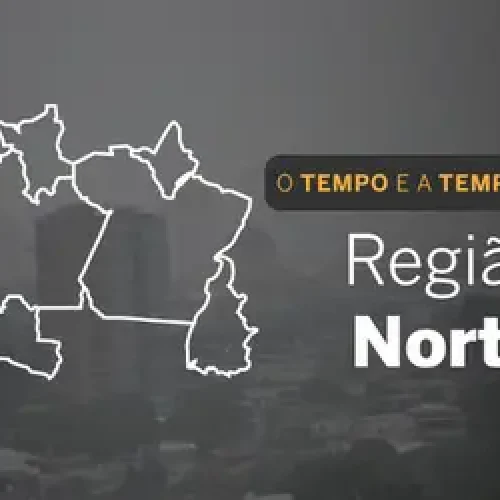PREVISÃO DO TEMPO: Pancadas de chuva e trovoadas nesta quarta-feira (19) no Norte