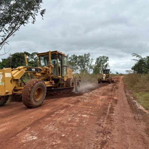 Serviços de manutenção na RO-135 entre Vila Marcão e Porto Rolim do Guaporé são iniciados