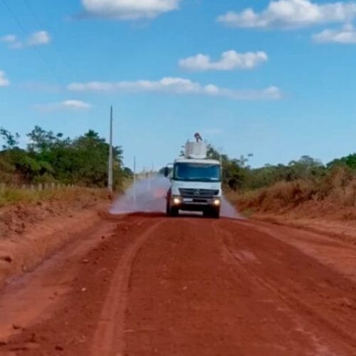 Serviços de manutenção são realizados na RO-140, no distrito de Colina Verde, em Governador Jorge Teixeira