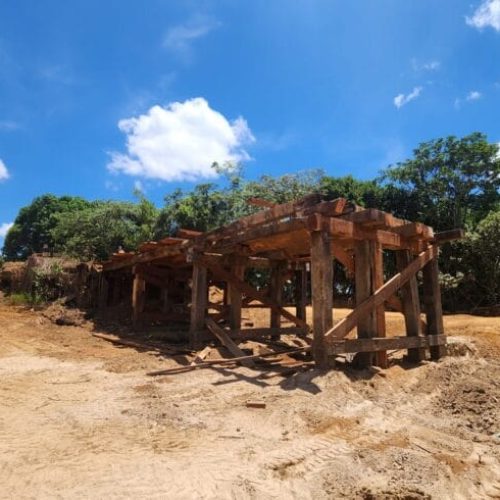 Obra de revitalização total da ponte sobre o Rio Jaru é realizada pelo governo de RO na Rodovia-010