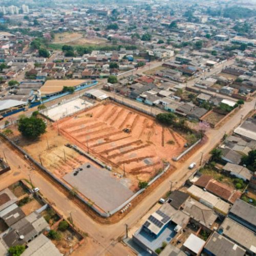 Obras de revitalização do Parque do Abobrão na zona Sul de Porto Velho estão em andamento