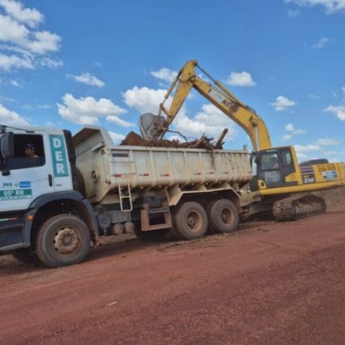 DER conclui limpeza de vegetação e topografia e prepara trecho da Linha 208 para receber asfaltamento