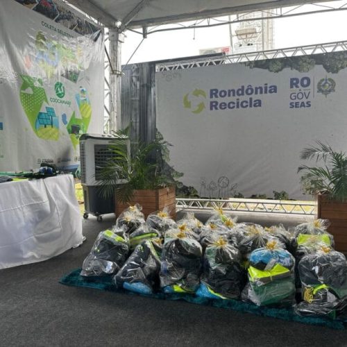 Governo de RO lança edital para entrega de kits de Equipamentos de Proteção Individual a catadores de recicláveis