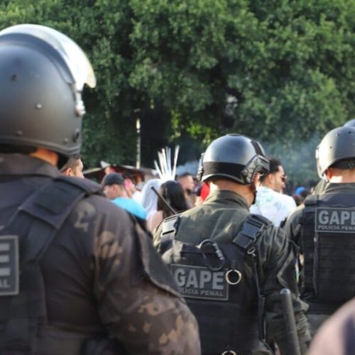 Operação Carnaval: Polícia Penal intensifica fiscalizações e patrulhamentos durante maior bloco de rua da região Norte