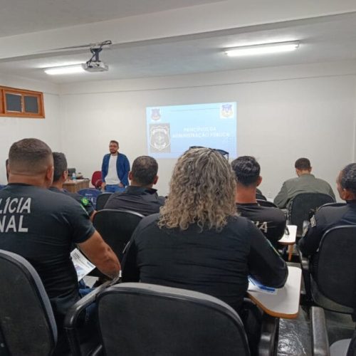 Servidores penais participam de capacitação sobre “Princípios da Administração Pública”, em Ji-Paraná